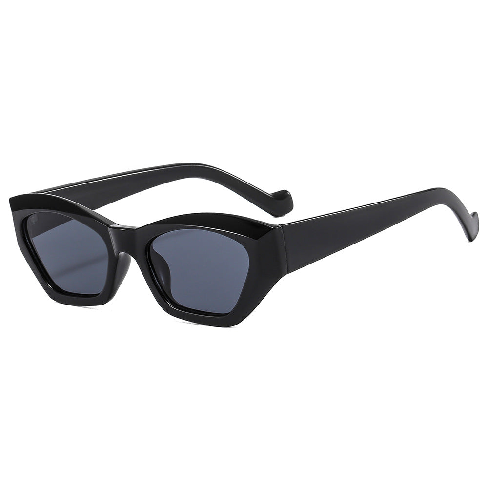 Wholesale Small Frame Polygon Cat Eye PC Sunglasses